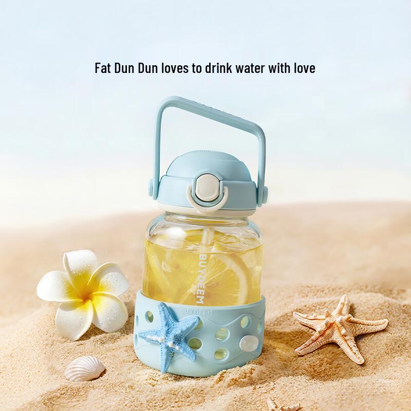 Buydeem 800ml Portable Tea Infuser Glass Bottle