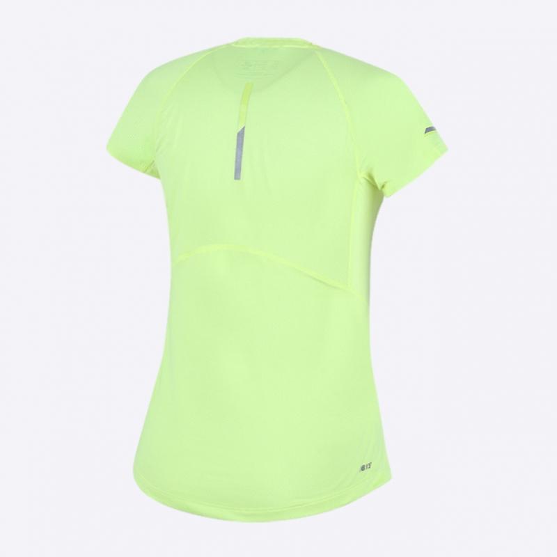New Balance Women S Ice 2.0 Short Sleeve Tee Yellow