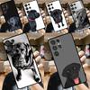 Black Labrador Dog Case For Samsung Galaxy S24 S23 S22 Ultra S8 S9 S10 Plus Note 10 20 Ultra S20 S21 FE Cover