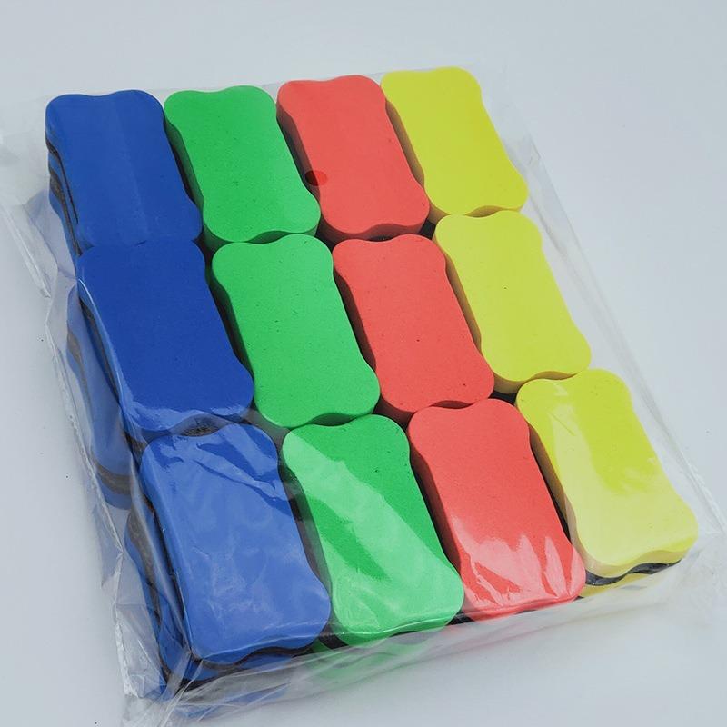 Magnetic Felt Small Bone Shaped Eva Whiteboard Eraser Cleaning Tool