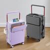 SHERIDAN Front-Opening Aluminum Frame Spinner Luggage