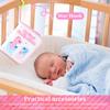 1 Pc Soft Cloth Baby Photo Album Safe Baby Memory Album with Mirror Toddler Family Memory Book Present for Kids Newborn Toddlers