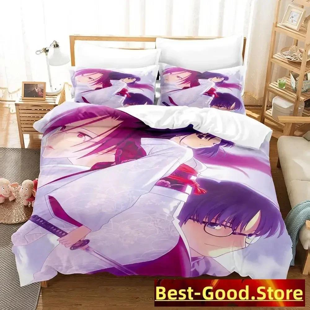 Top Kara No Kyoukai Bedding Set Printed Bed Set With Pillowcase Bed Duvet Cover Soft Single Double Queen Super King Size