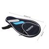 PATIKIL Table Tennis Racket Case Paddle Carrying Bag with Ball Storage Blue and White Cover, Pocket,
