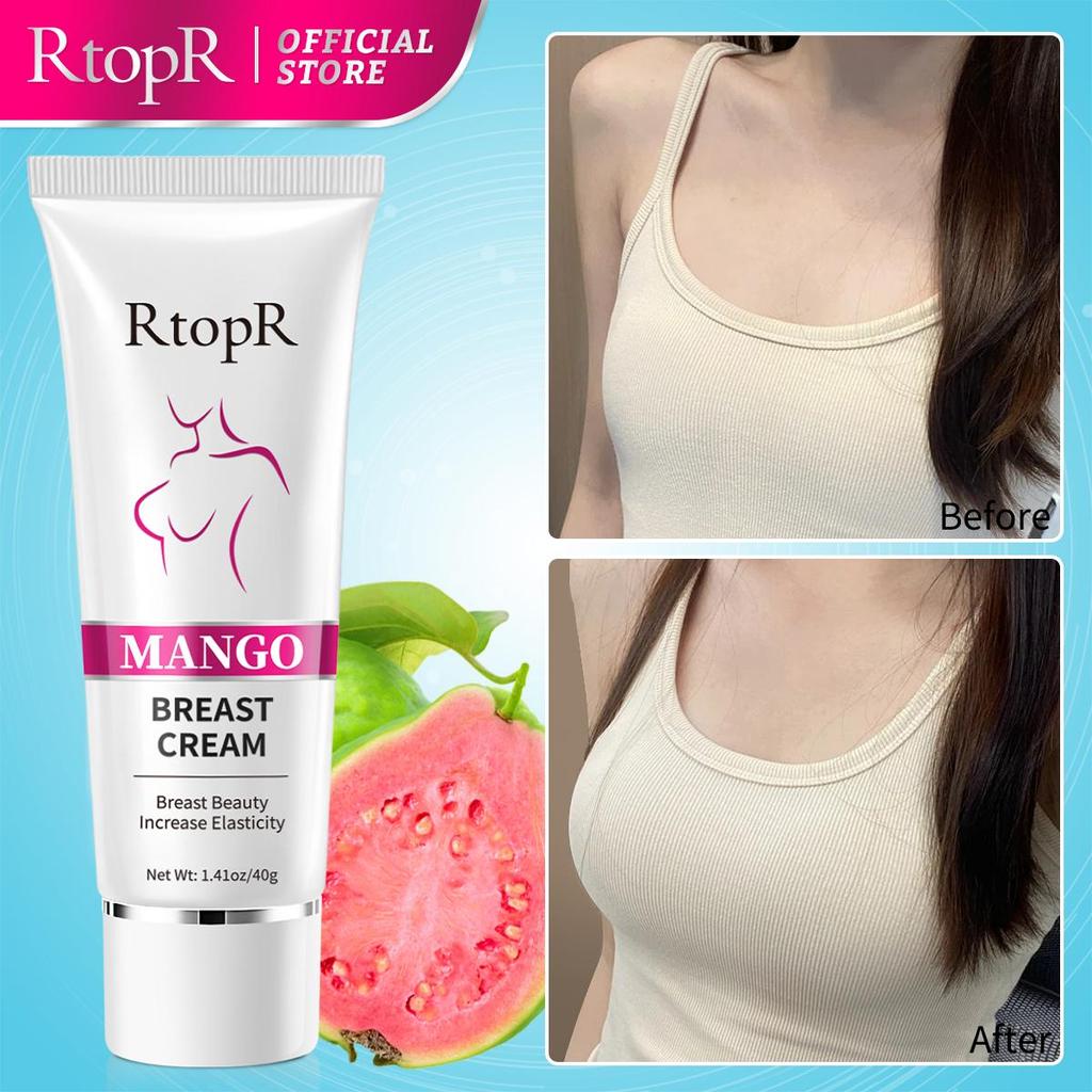 RtopR Mango brystforstørrelseskrem for kvinner Full elastisitet Brystpleie oppstrammende løfting bryst hurtigvekst krem Big Bust Body Cream