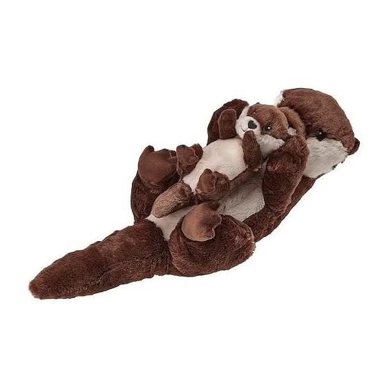 IKEA IKEA Plush Toy Set of 2 Otter Family Brown Beige 45cm m50576900 SKOGSDUVA