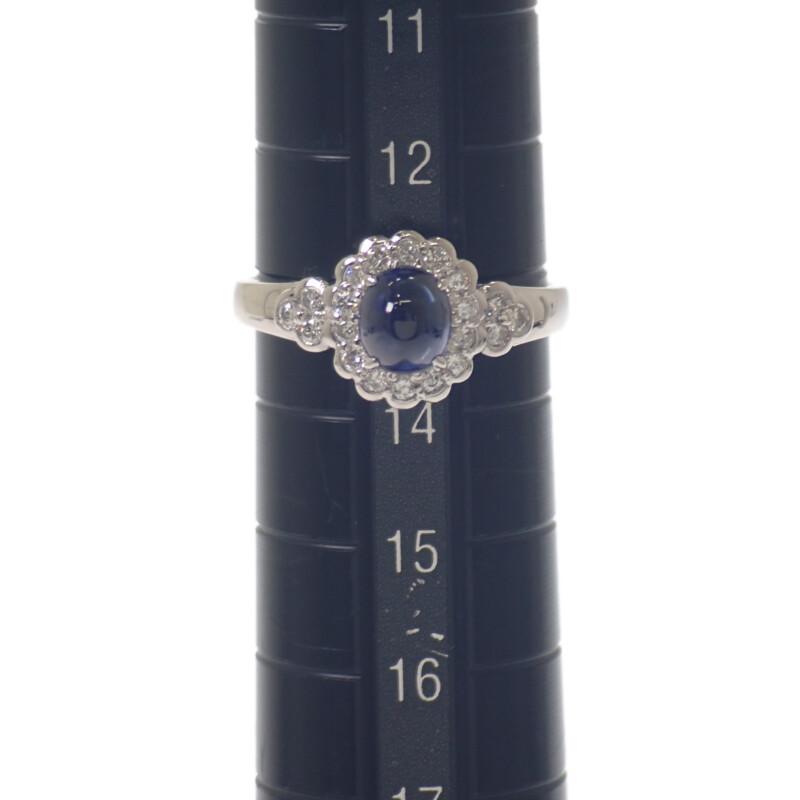 No Brand  #13(JP Size) Ring Blue Pt900Platinum Women