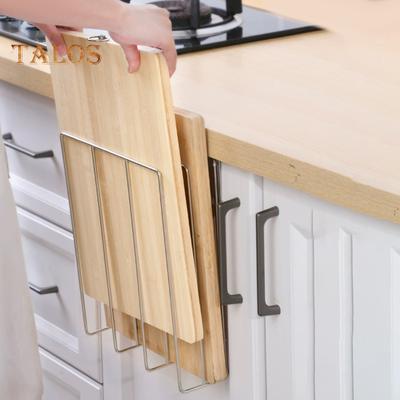 Snijplank Organizer Opbergrek Sterk Draagvermogen Metalen Snijplank Organizer Ruimtebesparend Onder-Plank Hakbordhouder