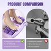 Portable Double Foot Massage Roller with Acupressure Nodes for Plantar Fasciitis & Fatigue Relief – Compact Gift for Home/Office