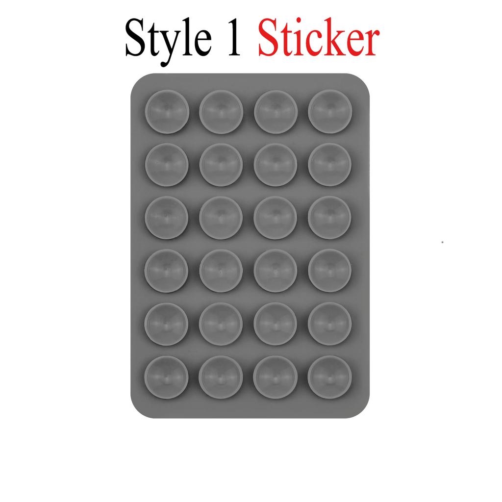 Sticker/Double-sided Suction Cup Adhesive Silicone Suction Pad Bracket Multifunction Rubber Sucker Pad Durable Mobile Phone