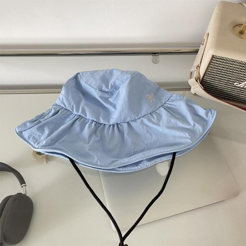 UV Protective Fishing Hat for Women Bowknot Sun Hat Quick Drying Sport Hat Breathable Outdoor Hiking Hat Climbing Hat