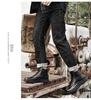 Men's Large Size High-Top Leather Winter Martin Boots for Outdoor Work