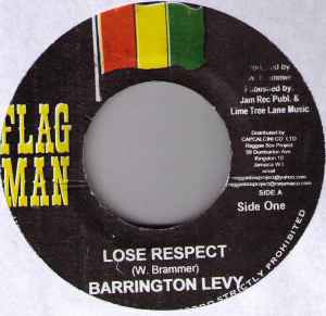 

7inch Record BARRINGTON LEVY / TRINITY - Lose Respect / Version NONE Flag Man Jamaica Reggae, Ska & Dub Used