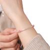 Bamboo Joy evening bracelet for women, woven cord bracelet with pure silver bamboo motifs, new Chinese style, niche birthday gift