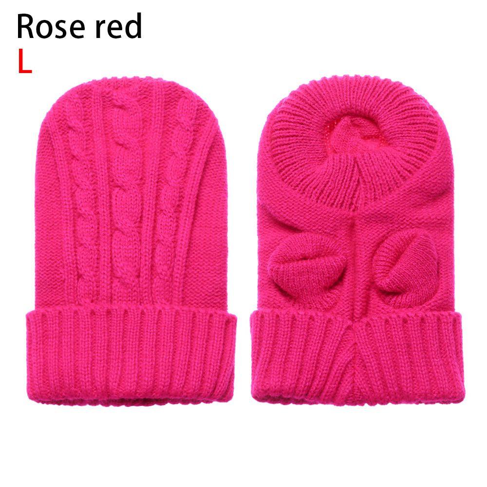 Niedliche Welpenkostüme Winterbekleidung Haustier-Hoodie Mantel Geschirr Weste Gestrickter Haustierpullover Hundepullover