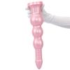 Silicone Threaded Ultra-Long Thick Anal Plug and Dilator for Women - Wearable Fake Penis Sex Toy