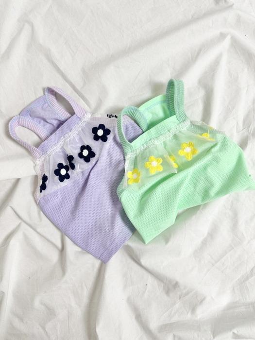 

PLUM STUDIO Ice Cool Flower Top - 2 colors lilac