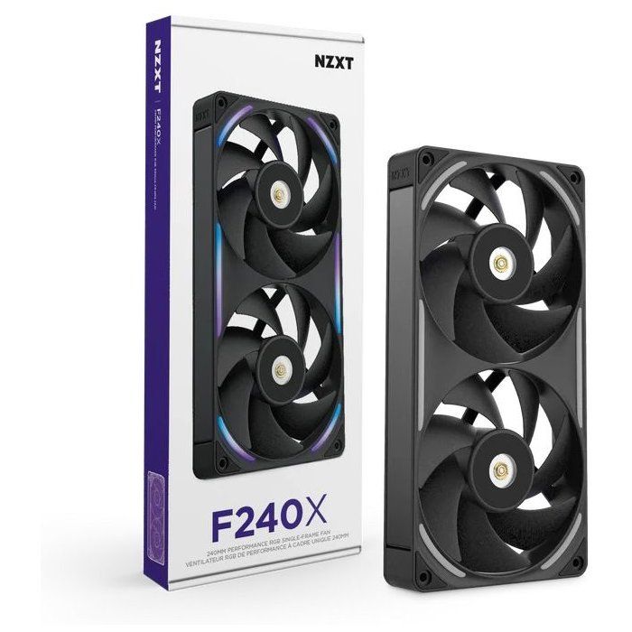 PC Fan - NZXT - F240X Single Frame Core (RF-U24PN-B1) - Ø 240 Mm