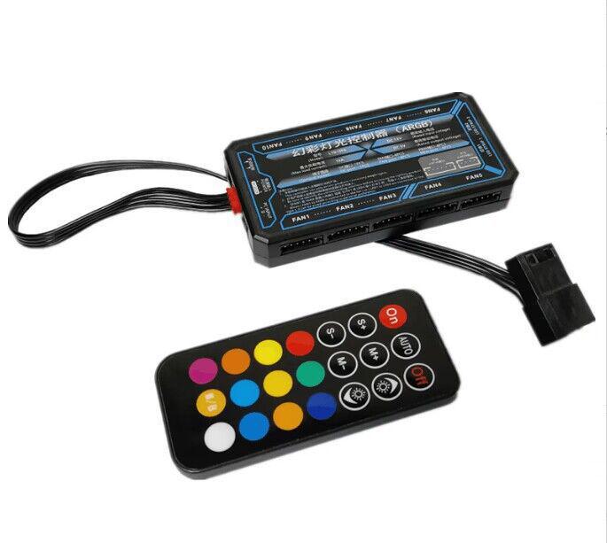 Phantom White 120mm Silent RGB Chassis Cooling Fan