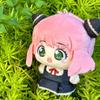 10cm Mini Spy X Family Anya Forger Plush Doll Soft Fluffy Stuffed Anime Keychain Kawaii Cotton Plushie for Backpack Decor Gifts