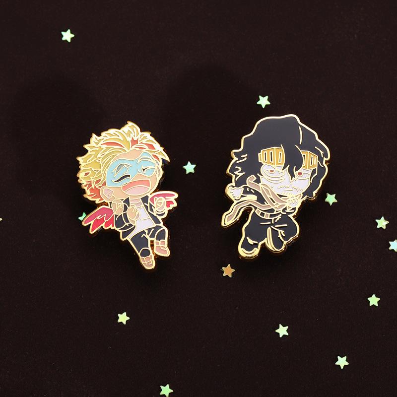 Enamel Charming Brooch With Cartoon Character Design Trendy Accessory For Bags Apparel And