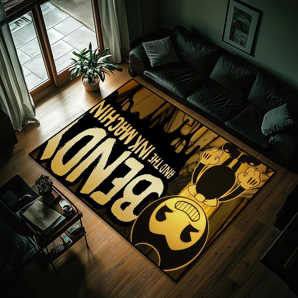 

Game B-Bendy and the ink machine small carpet Bedside Kitchen Bath Living Home House Bedroom Floor Mat Doormat Rug Decoration 40cm x 60cm