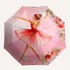 1pc BallerinaFloral Themed High-quality Umbrella,Automatic Opening and Closing Umbrella,Multi-functional Umbrella G0811048