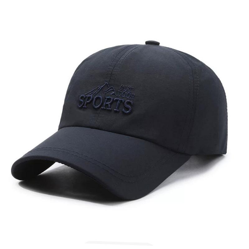 Summer Quick-Dry 3D Embroidery Baseball Cap Outdoor Sports Duckbill Cap With Embroidered Letter Sun Protection Running Hat