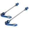 2Pcs Bicycle Quick Release Lever Removable Easily Replace Light Weight 4 Colors Bike Skewer for Mountain Road BikeBlue