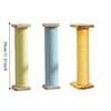Sisal Cat Scratcher Pole Wear-resistant Non-Shedding Cat Scratching Column Hanging Vertical Cat Scratching Post for Cat Cage