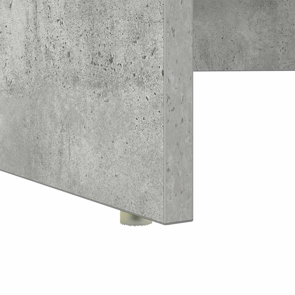 Concrete Grey Desk 120.5 x 44 x 88.5 cm Particleboard