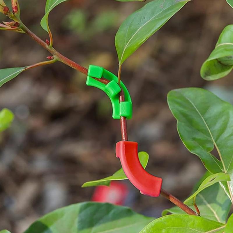 10-100pcs 90 Degree Plant Benders Trainer Growth Manipulation Tutors For Plants Clips Bending Twig Clamps Branche Accessories