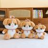 Cute Heart Collar Cartoon Dog Plush Doll Children Toy For Birthday Gift And Cuddle