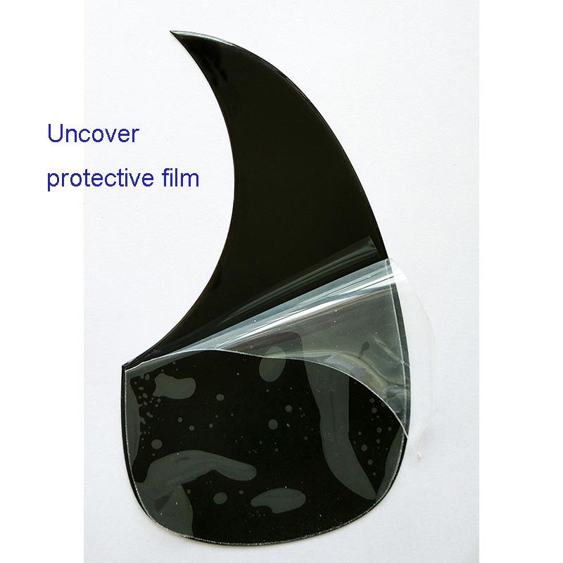 Pleroo Custom Guitar Pickgaurd - Great Elegant Bevelled Edge Acoustic Guitar Pickguard Teardrop Shape Multicolor Choice