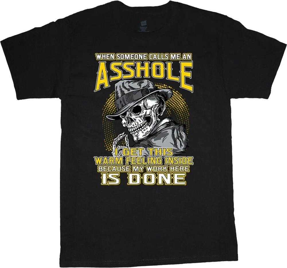 Смешная Грубая Оскорбительная Футболка Для Мужчин Графические Футболки Неуместные Высказывания Мем 3XL