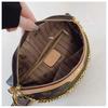 2025 Women's Versatile Chest Bag: Trendy Color Block Crossbody with Chain
