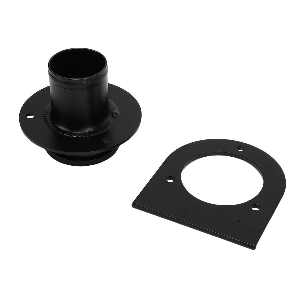 Tankeinfüllstutzen Tankdeckel 17 2530 Aluminiumlegierung Tankdeckel und Halterung für Sand Rails Hot Rods Schwarz