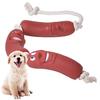 Dog Chew Toys Bite-resistant Tear Resistant Teeth Clean Sausage Interactive Dog Chew Toys for Dog