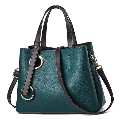 Luxury PU Leather Shoulder Bags Women Retro Large Capacity Crossbody Bag Women Designer Top-handle Handbags Purse Totes