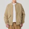 Timberland Solid Logo Outdoor Water-Resistant Casual Jacket Men Jacket Cane-Yellow A4225-DH4