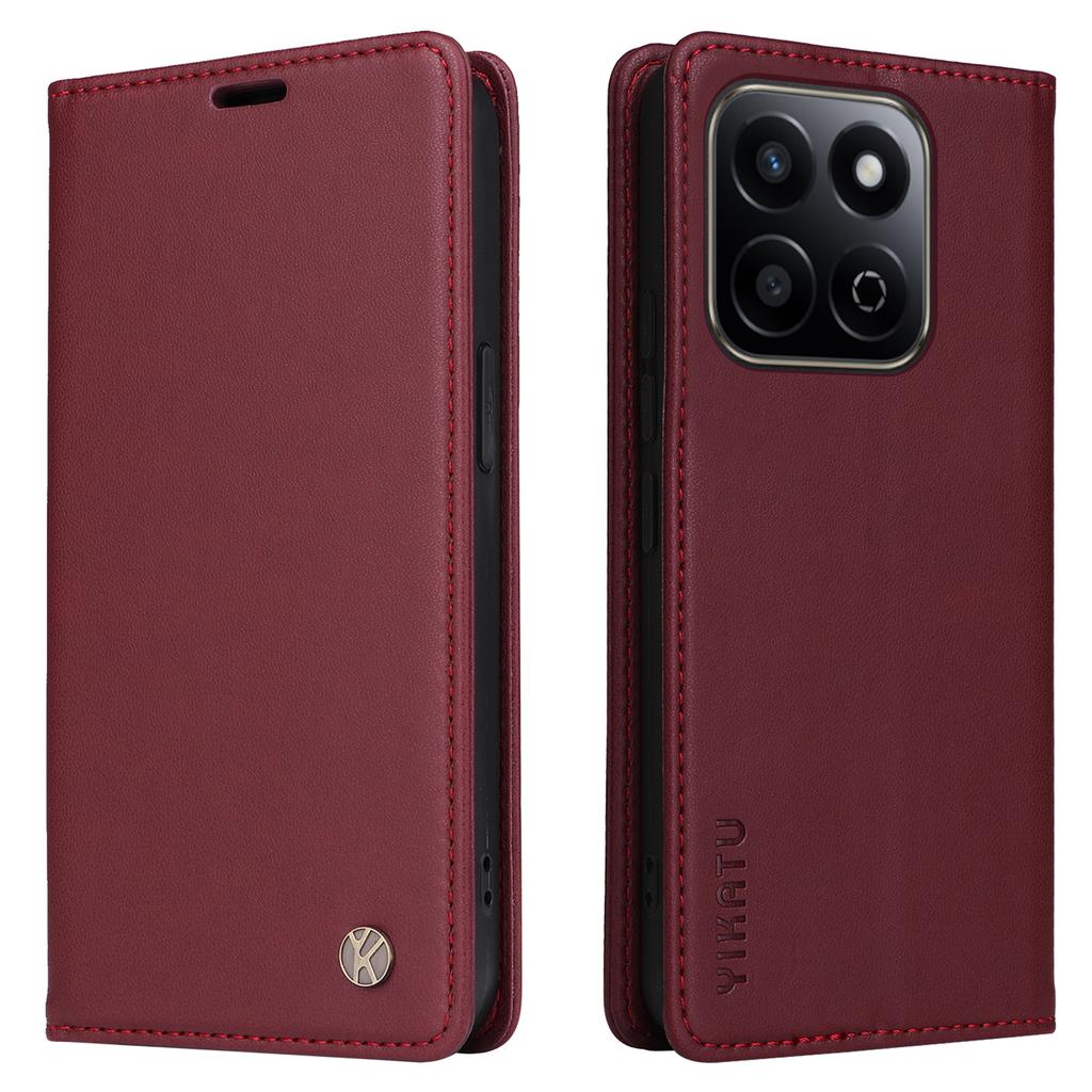 YIKATU YK-001 For Honor Play 60 Plus 5G/Play 9T/X7c 4G/200 Smart 5G Stand Case Leather Phone Cover