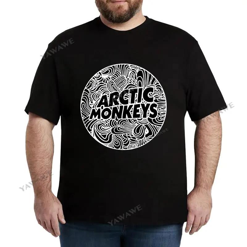 Tshirt men Oneck hot sale new arrived summer Arctic Monkeys Rock Music Band vintage T Shirts male cotton teeshirt bigger size