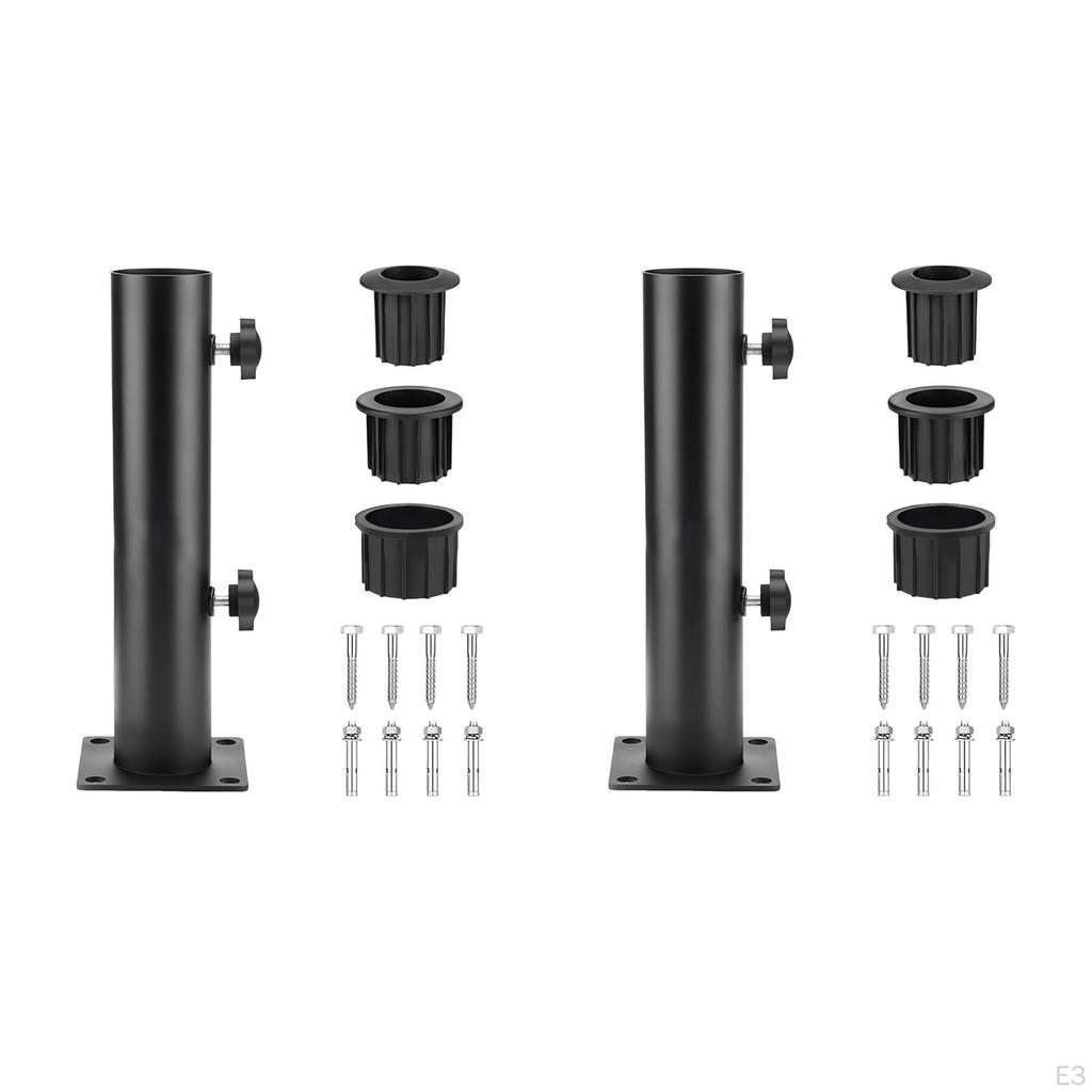 Umbrella Base Stand Heavy Duty Marble Flag Pole Holder Sun Mount for Outside