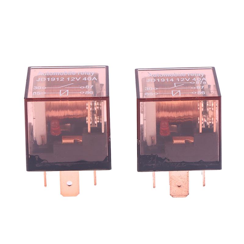 1Pcs DC 12V 40A 4Pin 5Pin Waterproof Automotive Relay SPDT Car Control Device Car Relays High Capacity Switching Controller Relays 5