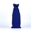 Soft Velvet Fabric Wine Bottle Gift Bag Drawstring Closure Reusable Design Drawstring Wine Bag Premium Texture Velvet Wine Pouch