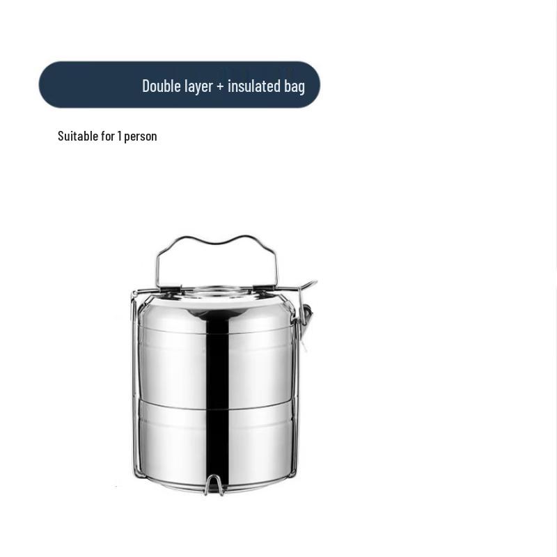 

Zebian 304 Stainless Steel Insulated Lunch Box