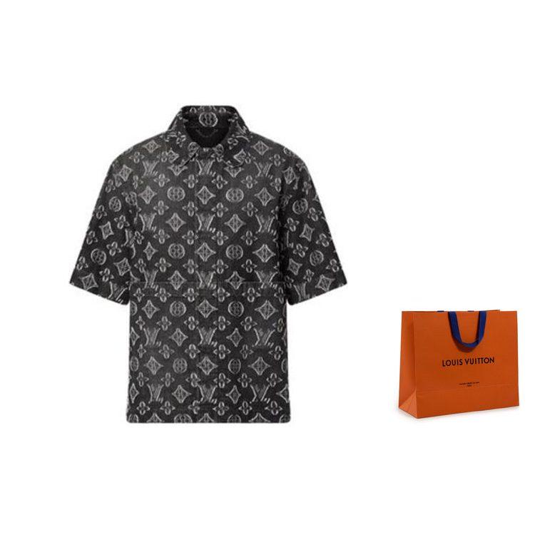 Louis Vuitton Shirt Men's Black 1ABYOM