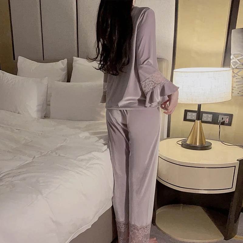 Sexy Women Pajamas Set, Velvet Pajamas with Breast Pads, Butterfly Suspender Tops, Trousers, Robes, Home Wear Sets