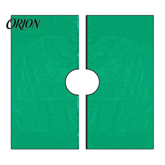 Gardening Supplies for Yard Work Landscape Pruning Tarp, Waterproof PE Leaf Collection Blanket, Windproof Cleanup Mat Center Opening Sheet Tree