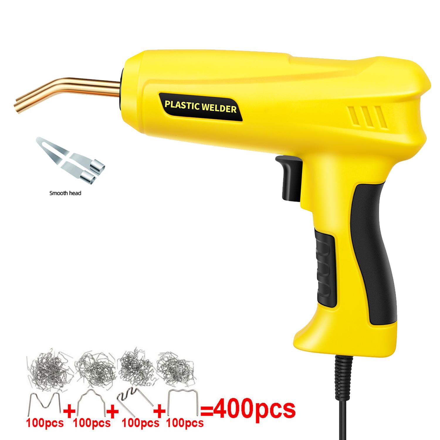 

Upgraded 200W Plastic Welder Plastic Welding Kit, Hot Stapler KitPlastic Welder Gun Bumper Soldering Iron Staples PVC Car Repair 220V EU PLUG